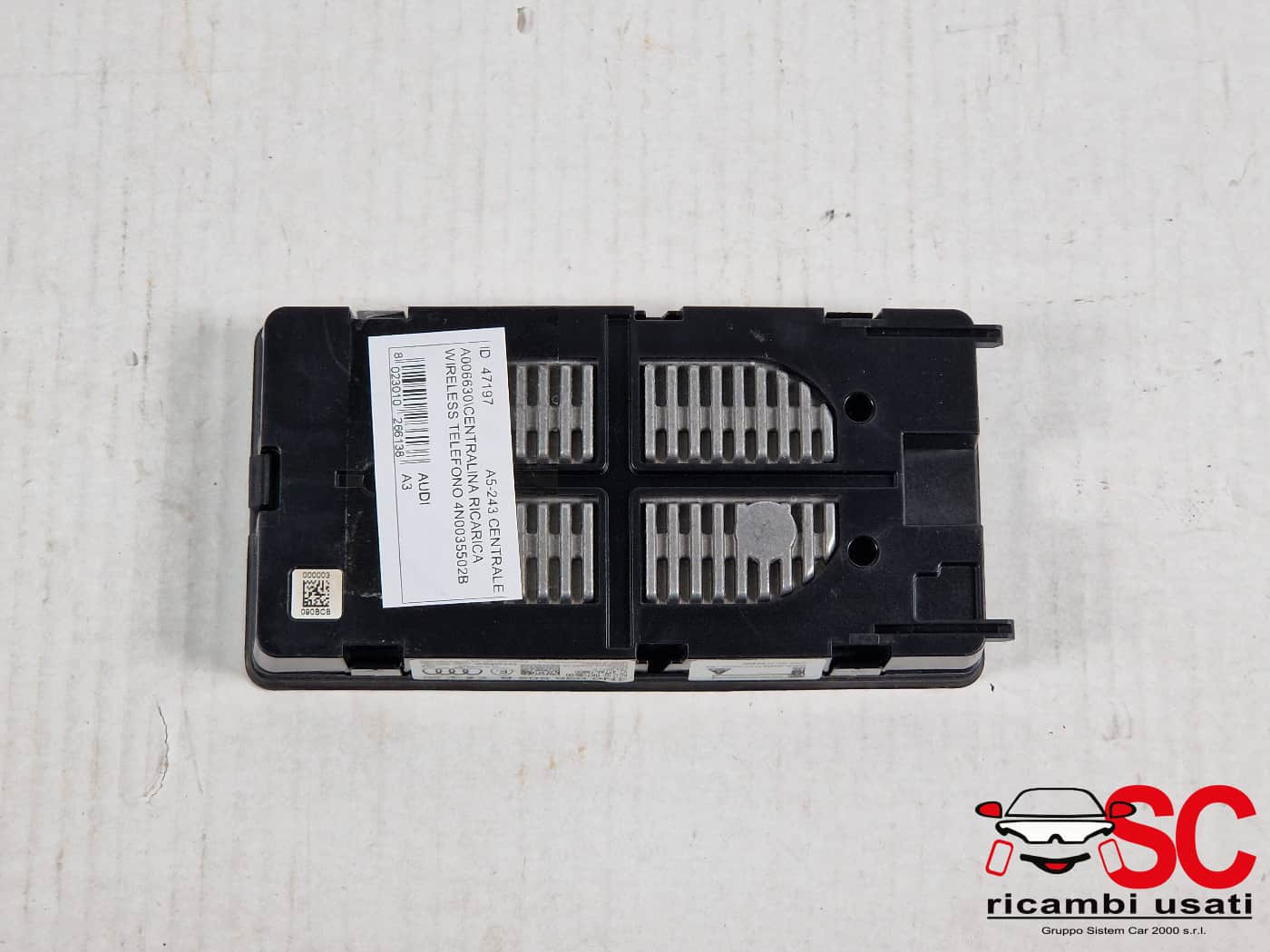 SISTEMA DI RICARICA WIRELESS AUDI A3 Sportback (8YA) 4N0035502B diesel (19>)