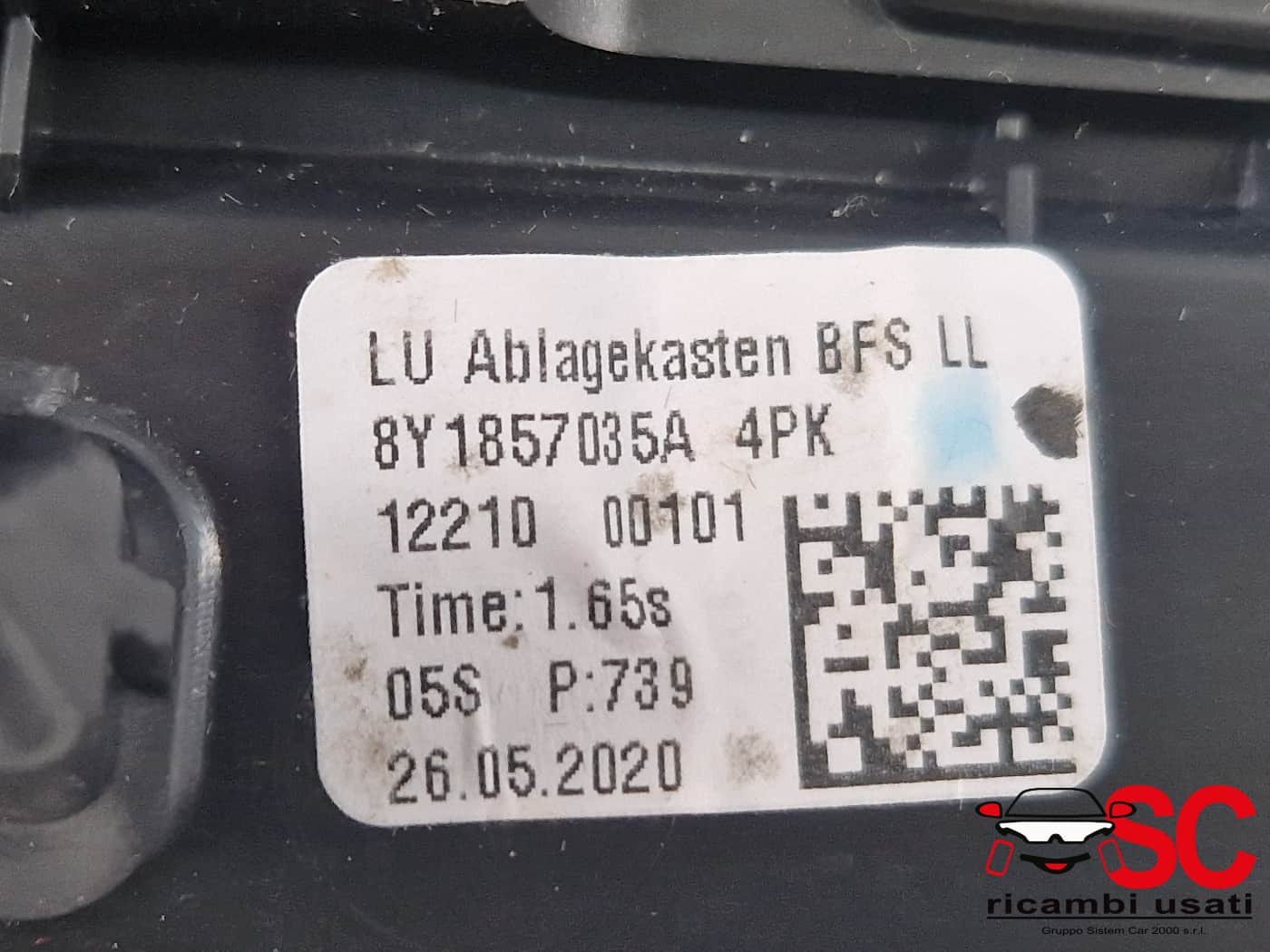 VANO PORTAOGGETTI AUDI A3 Sportback (8YA) 8Y1857035A (19>)