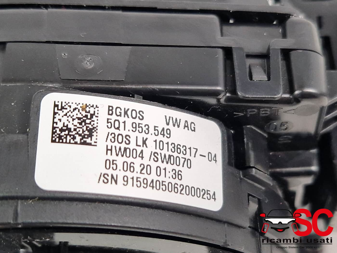 DEVIOLUCI AUDI A3 Sportback (8YA) 5Q1953549 (19>)