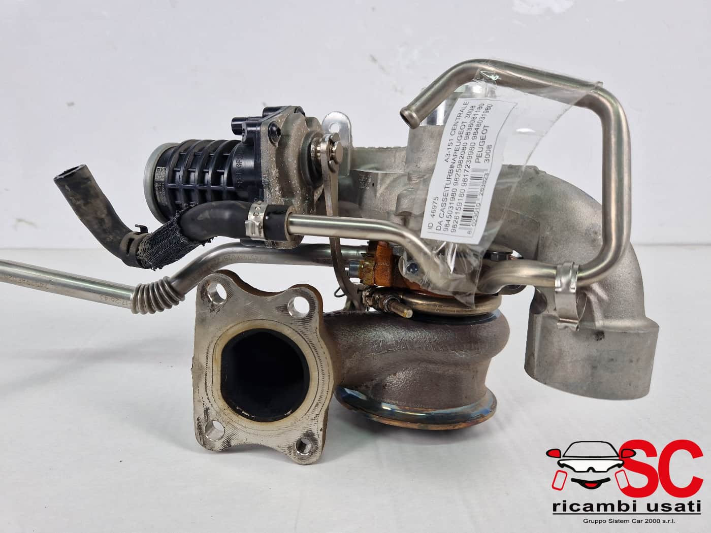 9845031980 TURBINA PEUGEOT 3008 Serie benzina