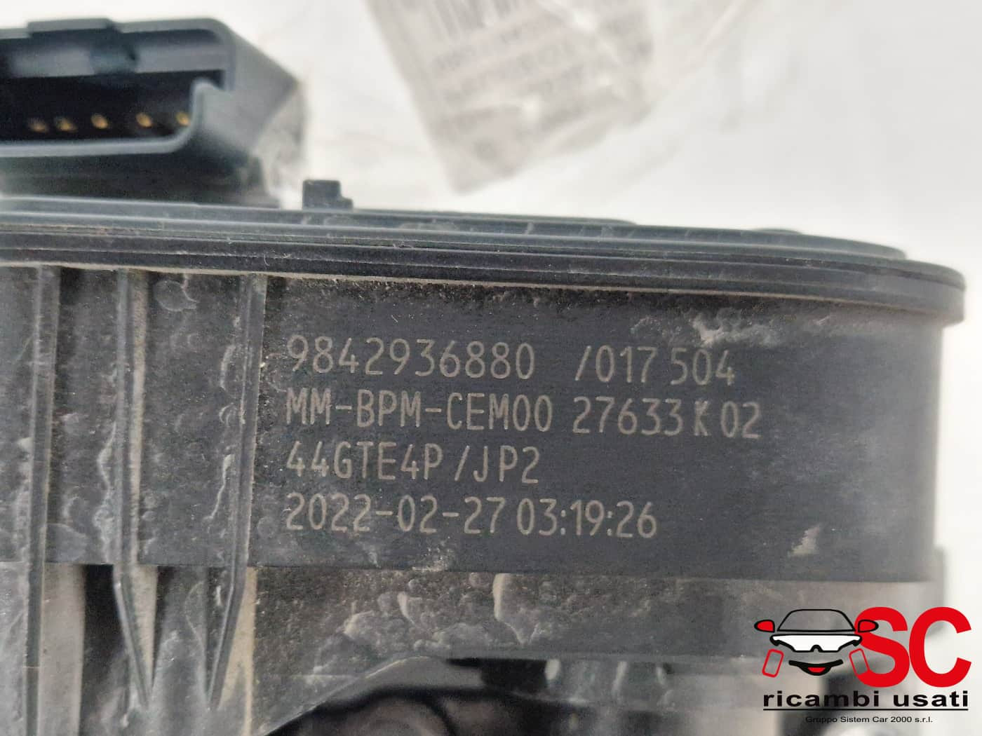 CORPO FARFALLATO PEUGEOT 3008 Serie 9842936880 diesel (24>)