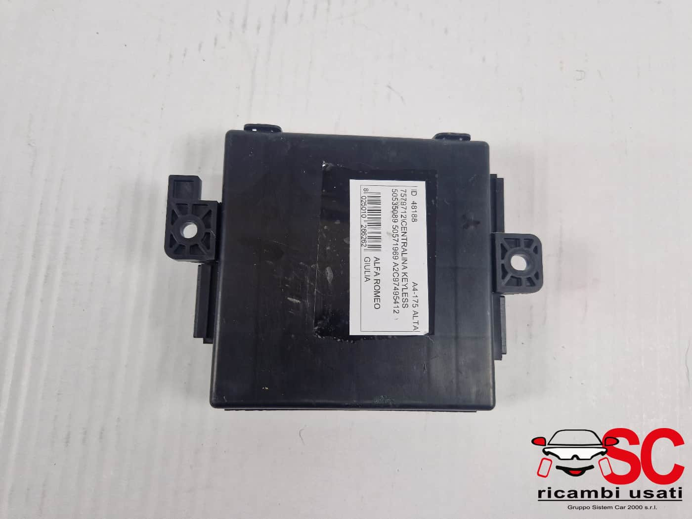 50535089 CENTRALINA KEYLESS ALFA ROMEO Giulia Serie (952_) diesel