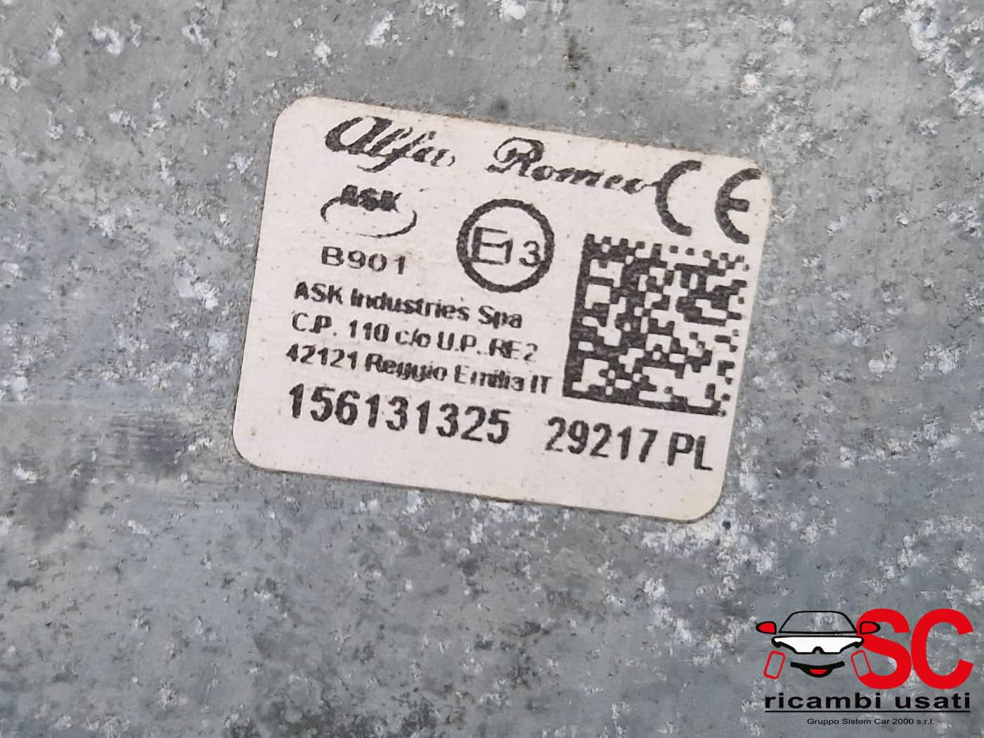 ANTENNA AUTORADIO ALFA ROMEO Giulia Serie (952_) 156131325 (16>)