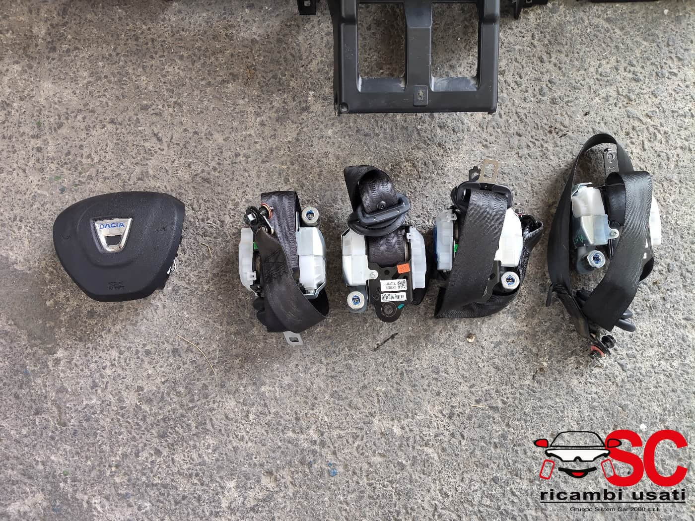 KIT AIRBAG SEMICOMPLETO DACIA Spring Serie elettrica (20>)