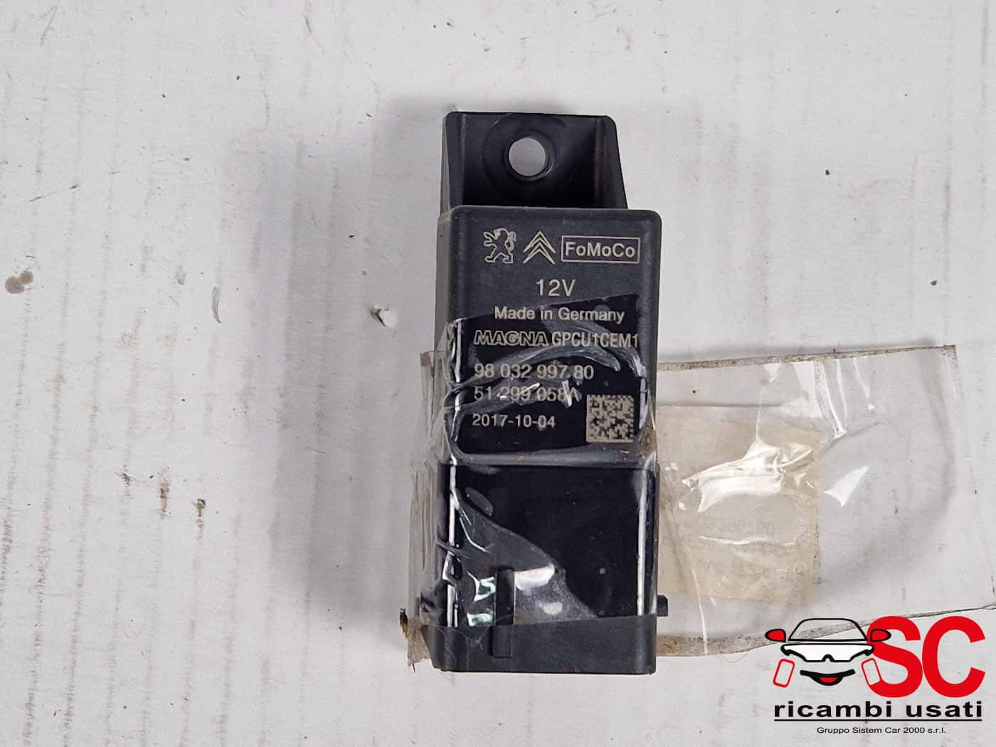9803299780 9803299780 CENTRALINA PRERISCALDAMENTO CANDELETTE PEUGEOT 308 SW diesel