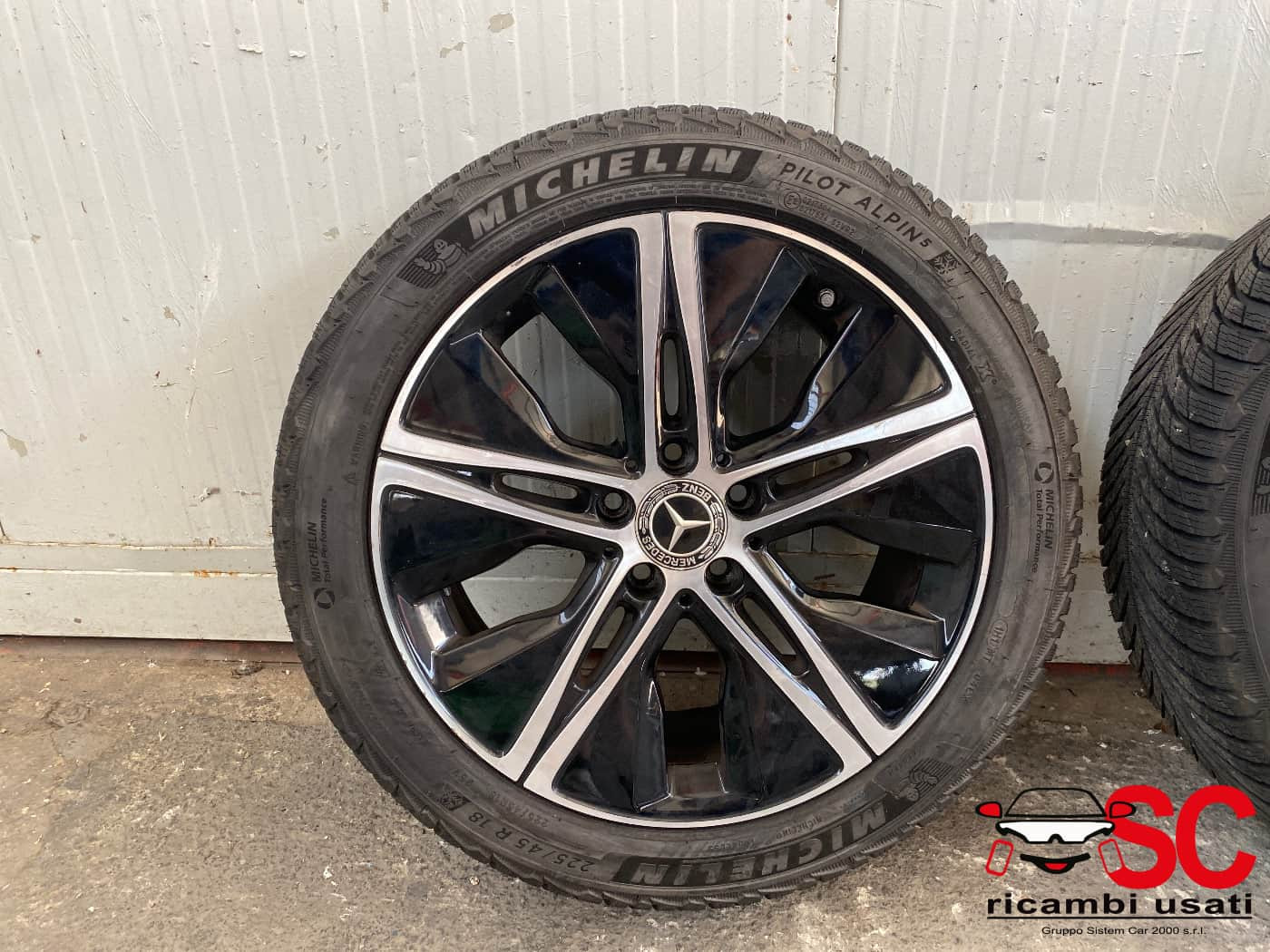 4 CERCHI IN LEGA MERCEDES Classe A Serie (W177) A1774010500 (18>)