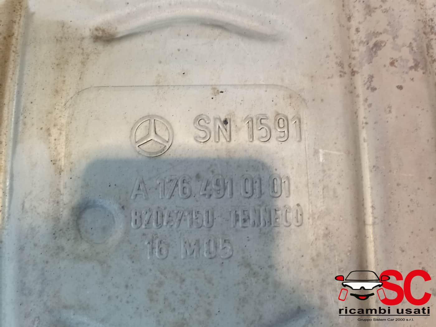 MARMITTA COMPLETA DI TERMINALE SCARICO MERCEDES Classe A Serie (W176) A1764910101 (12>18)