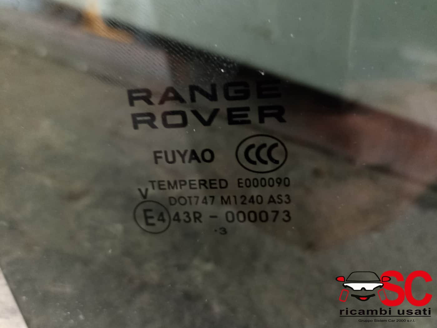 VETRO SCENDENTE POSTERIORE DESTRO LAND ROVER Range Rover Evoque 1° Serie (11>)