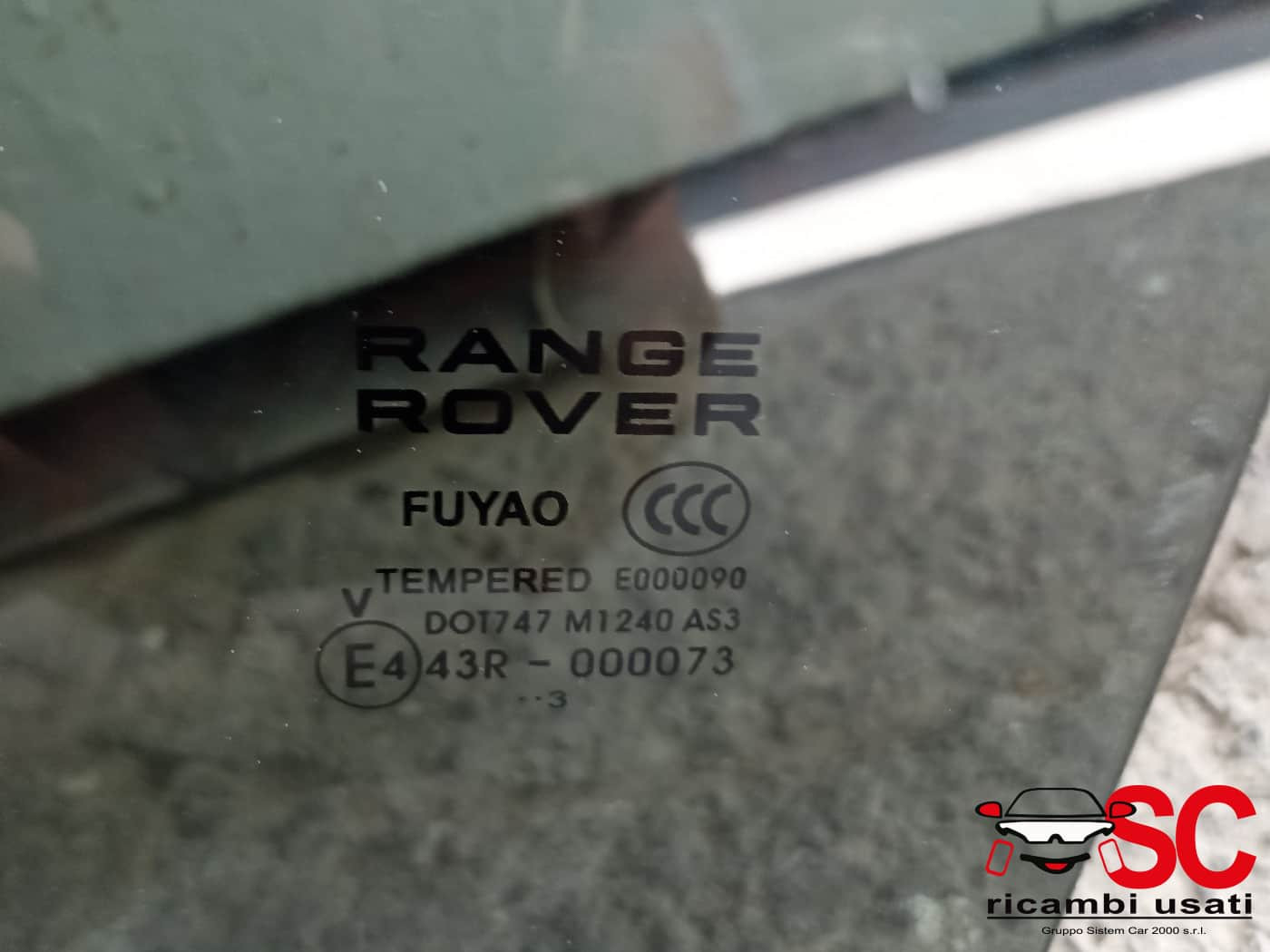 VETRO SCENDENTE POSTERIORE SINISTRO LAND ROVER Range Rover Evoque 1° Serie (11>)