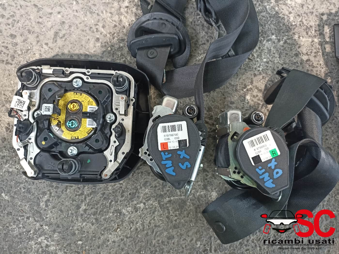 KIT AIRBAG SEMICOMPLETO LAND ROVER Range Rover Evoque 1° Serie Diesel (11>)