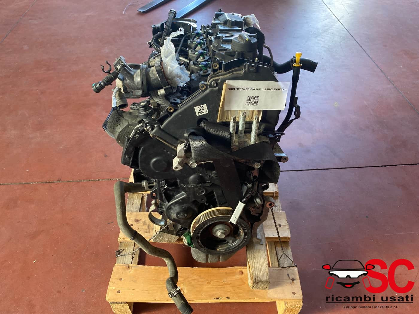 XUJB MOTORE SEMICOMPLETO FORD Fiesta 6° Serie diesel XUJB