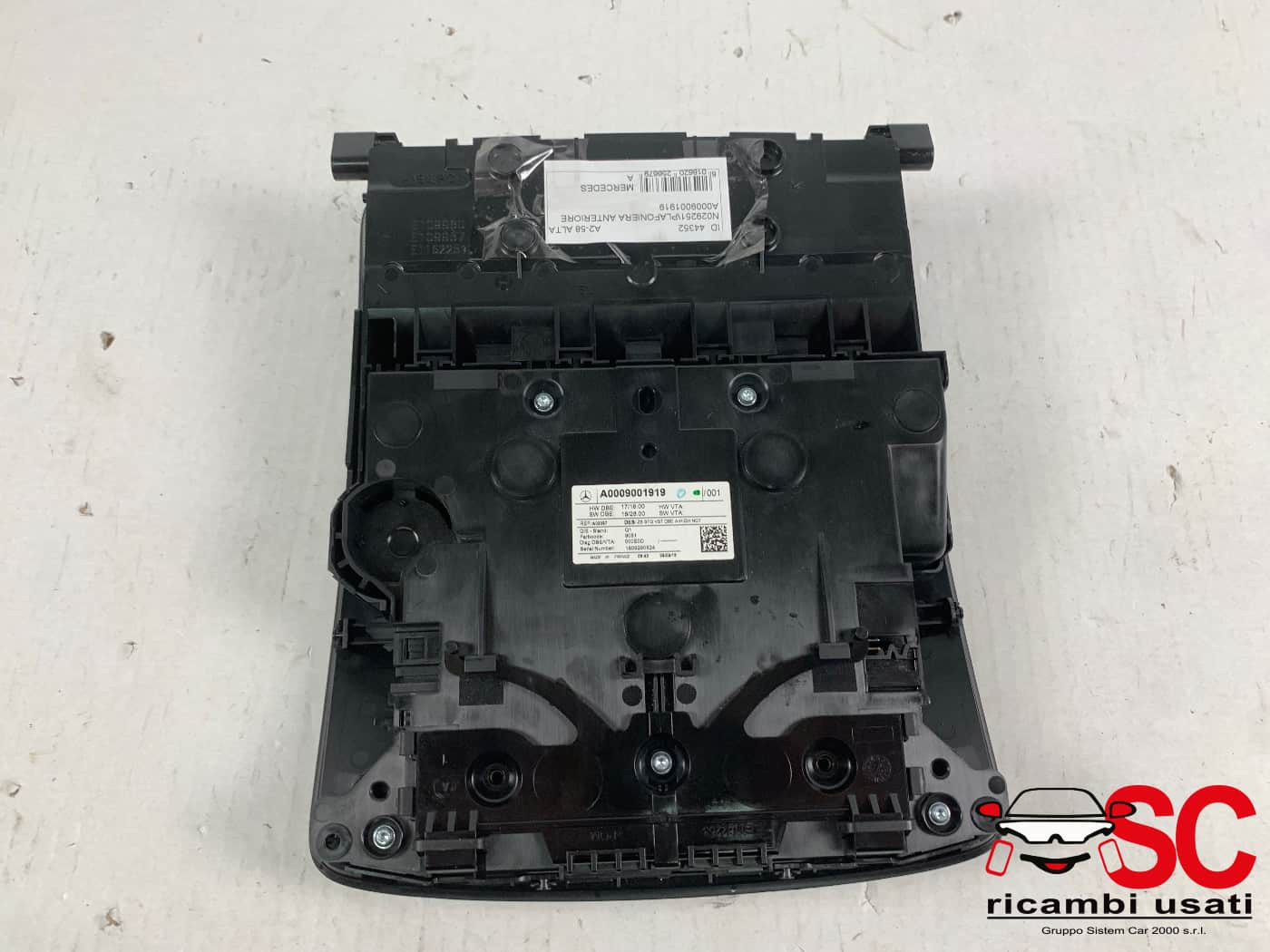 PLAFONIERA MERCEDES Classe A Serie (W177) A0009001919 (18>)