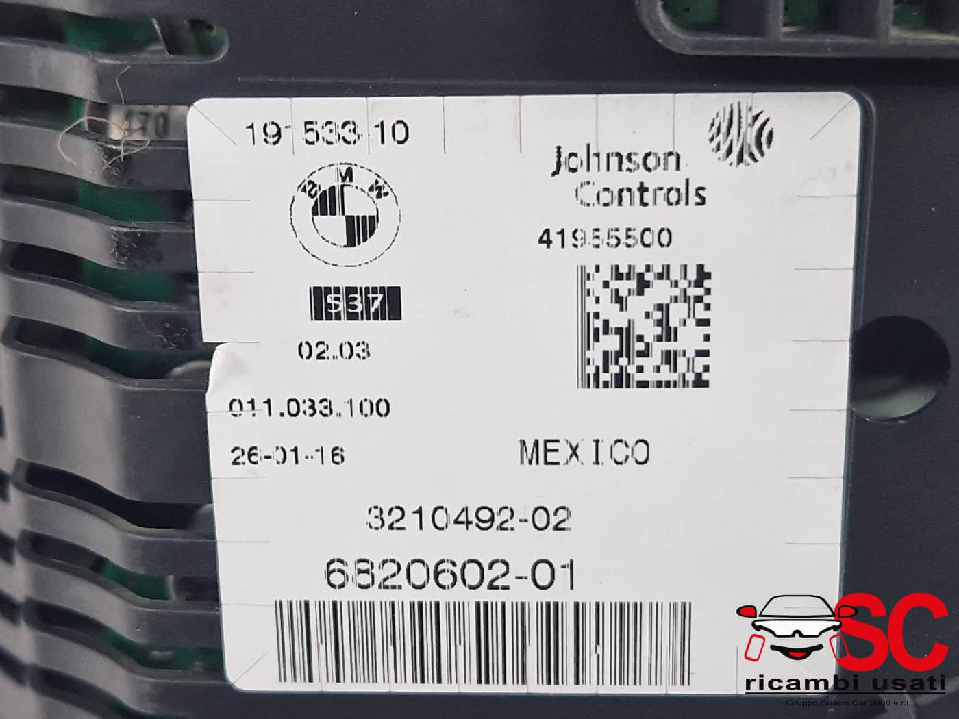 QUADRO STRUMENTI BMW X5 (F15) 62106820602 (13>18)