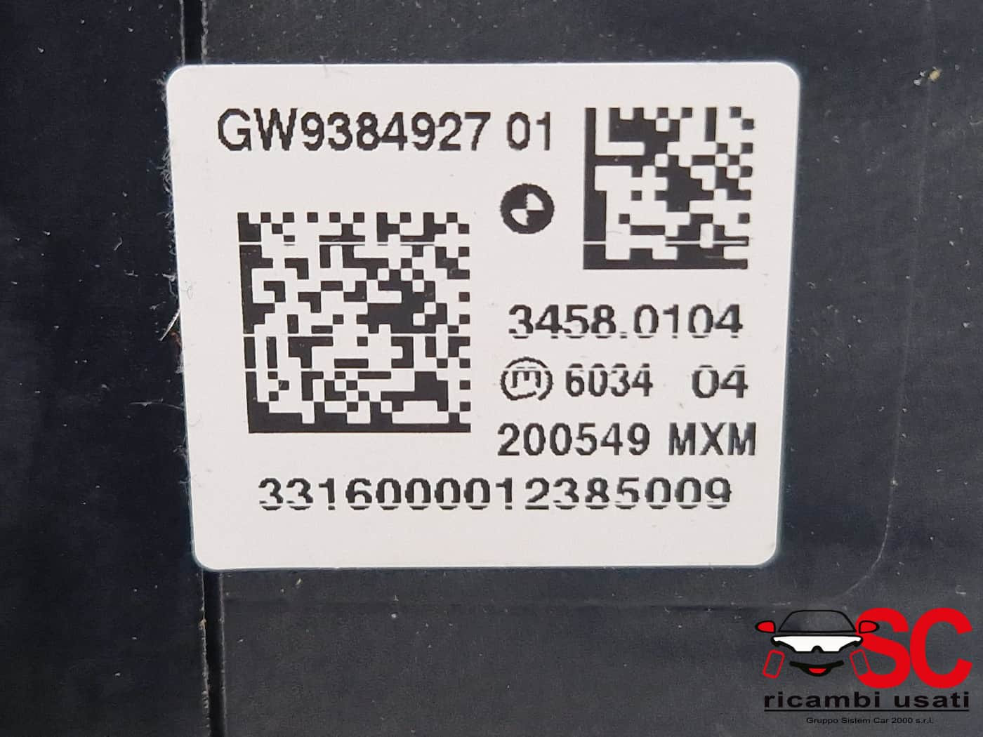 9384927 61316832385 LEVA CAMBIO AUTOMATICO BMW X5 (F15) Diesel
