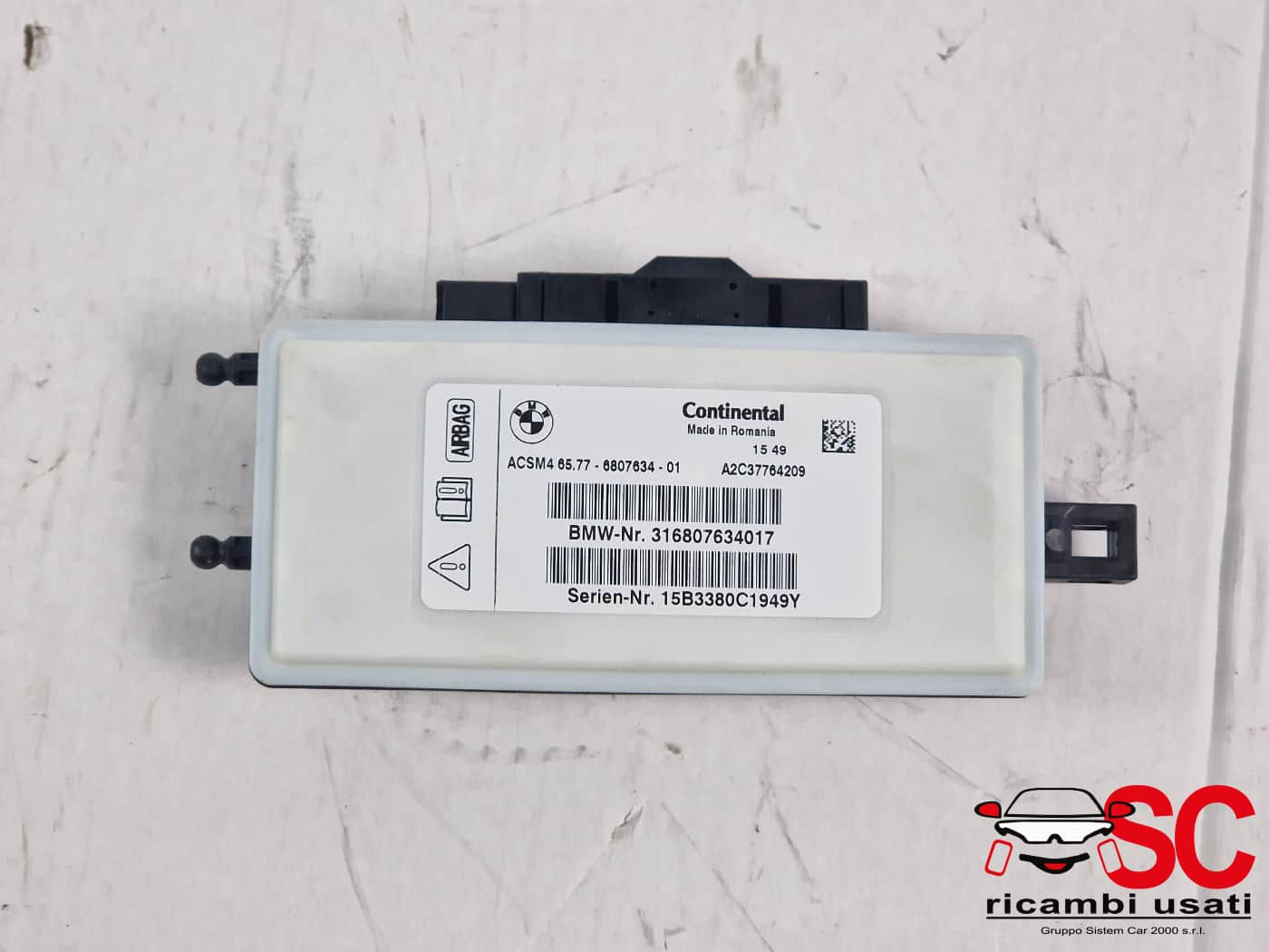 CENTRALINA AIRBAG BMW X5 (F15) 65776807634 (13>18)