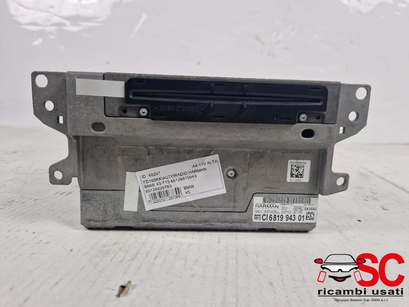 AUTORADIO BMW X5 (F15) 65126819943 (13>18)