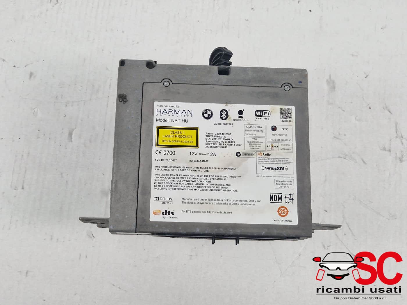 AUTORADIO BMW X5 (F15) 65126819943 (13>18)