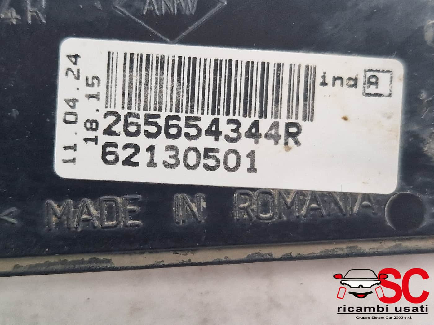 MODANATURA PARAURTI POSTERIORE DACIA Jogger Serie 265604000R (21>)