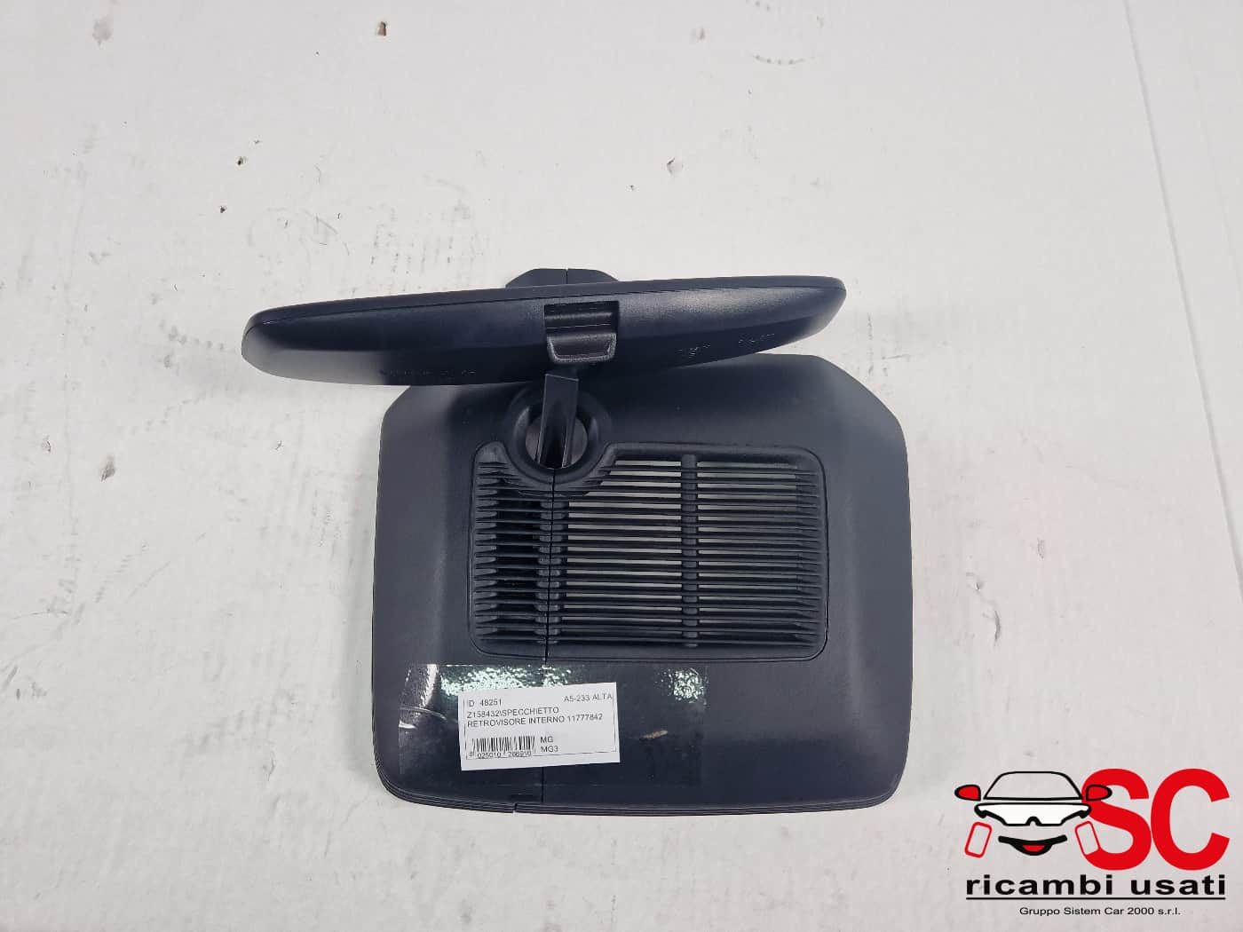SPECCHIETTO RETROVISORE INTERNO MG MG3 Serie 11777842 (24>)