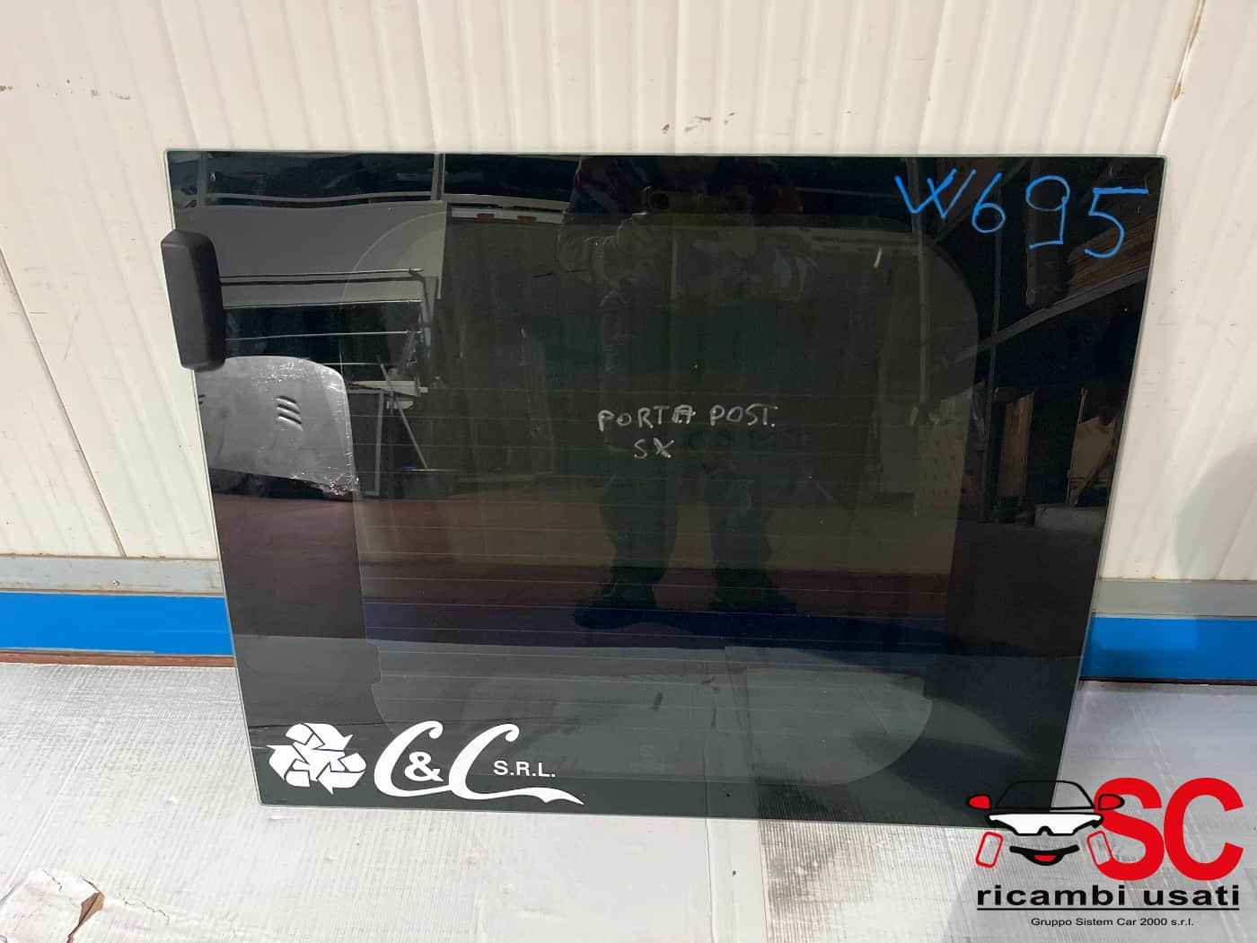 VETRO POSTERIORE SINISTRO PORTA CARICO CITROEN Jumper Serie 8744CK (14>)