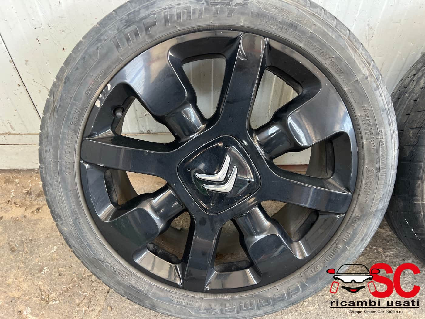4 CERCHI IN LEGA CITROEN C4 Cactus Serie 9800494077 (18>24)