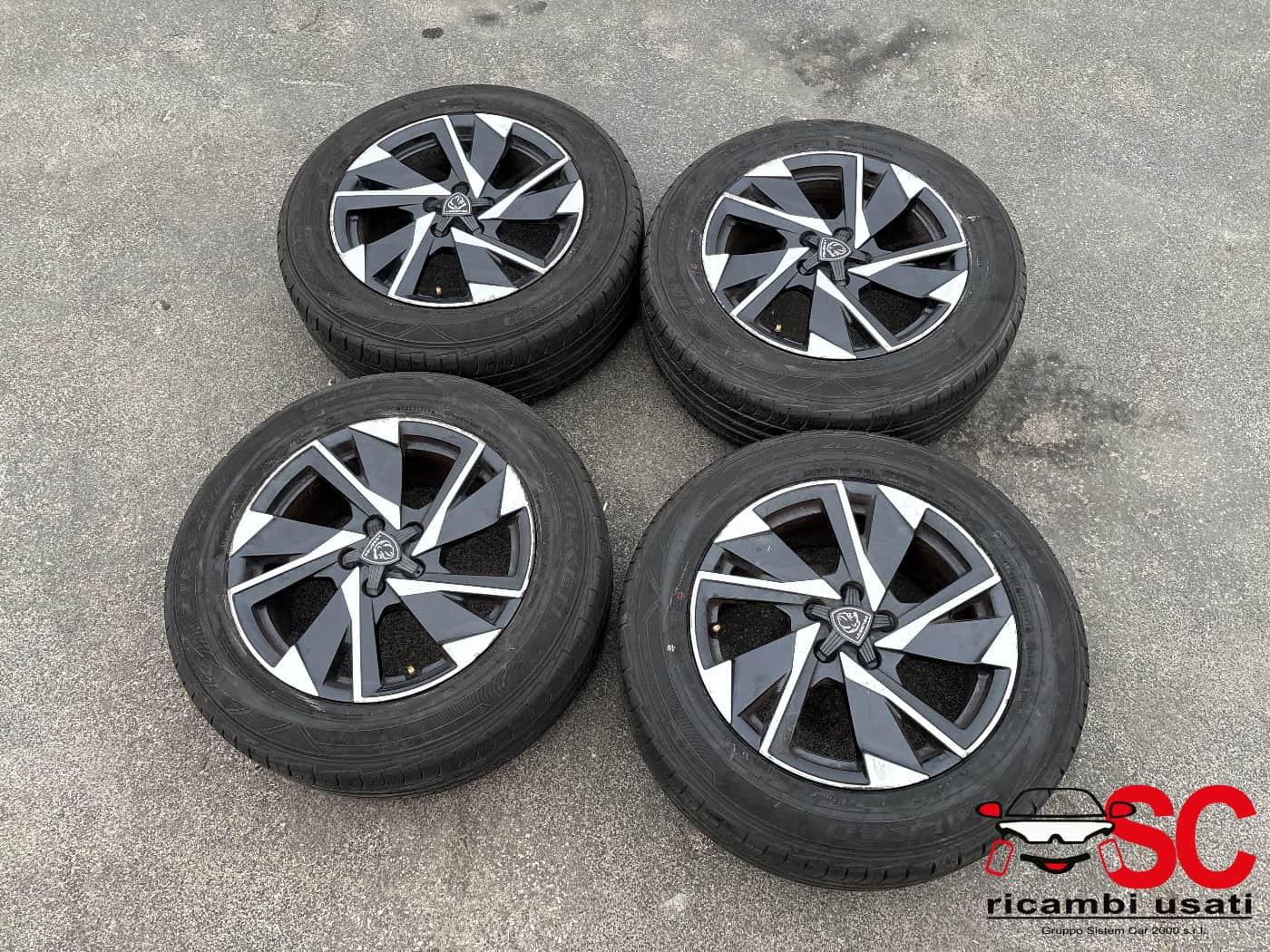 4 CERCHI IN LEGA PEUGEOT 308 Serie 9835057580 (21>)