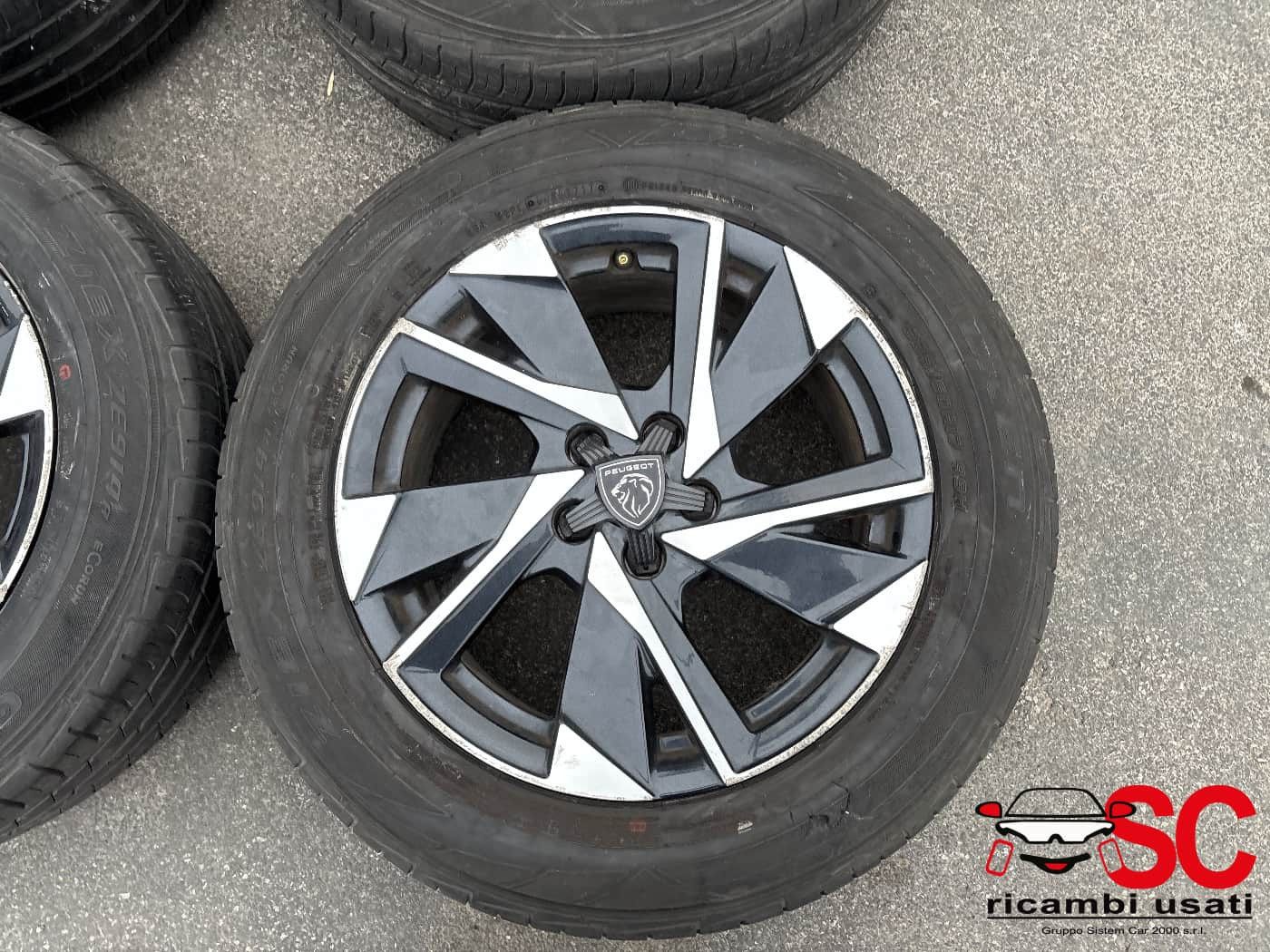4 CERCHI IN LEGA PEUGEOT 308 Serie 9835057580 (21>)