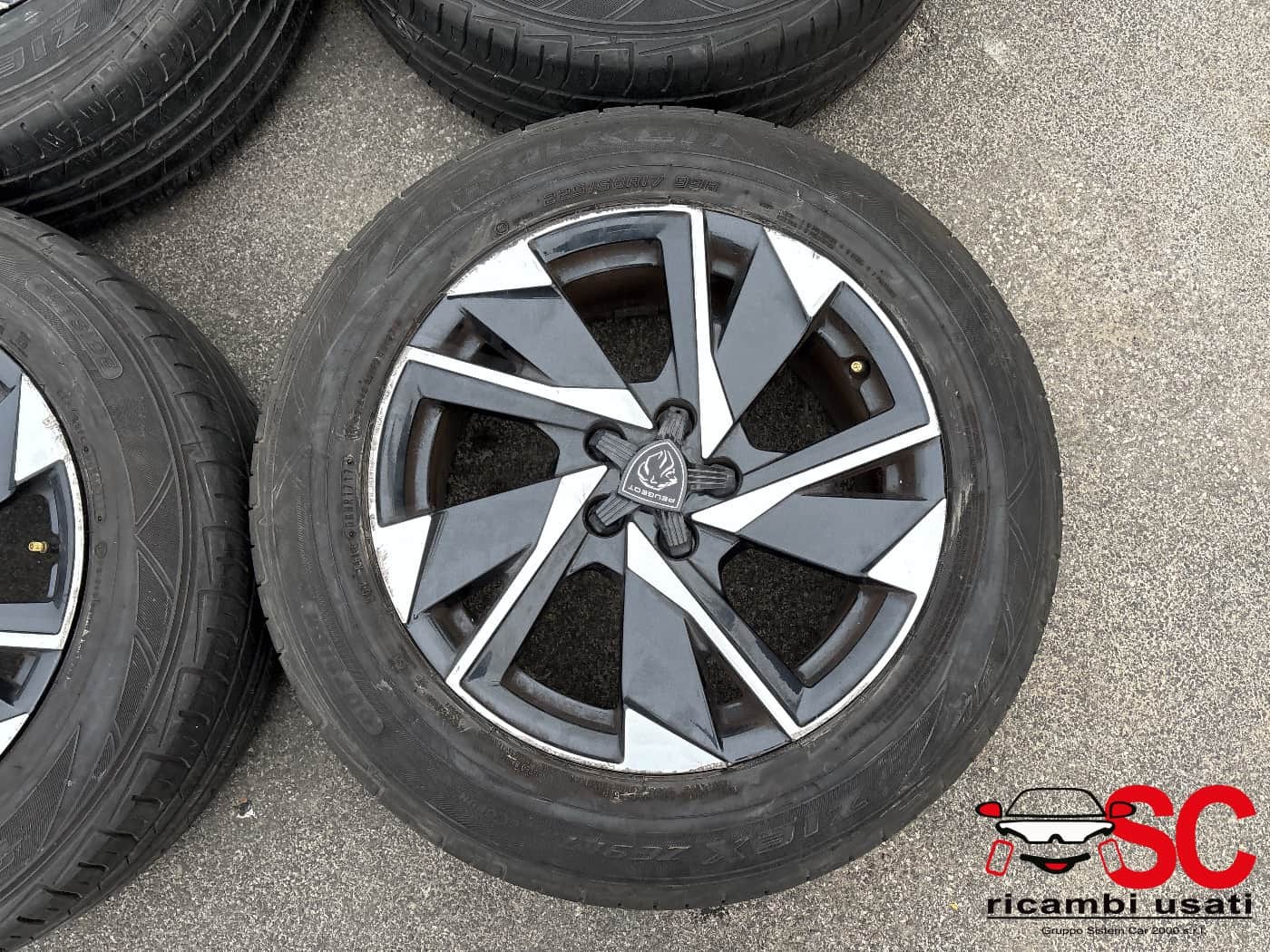 4 CERCHI IN LEGA PEUGEOT 308 Serie 9835057580 (21>)