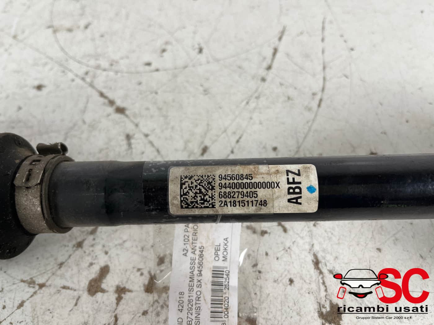 SEMIASSE ANTERIORE SINISTRO OPEL Mokka X 94560845 (16>)
