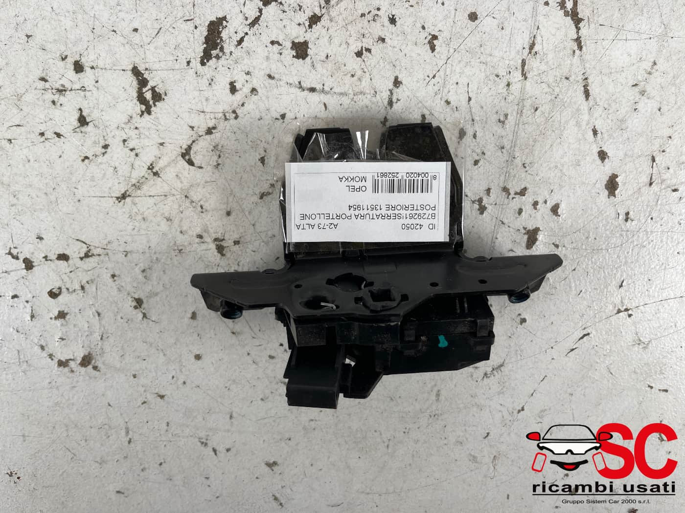 SERRATURA PORTELLONE POSTERIORE OPEL Mokka X 13511954 (16>)