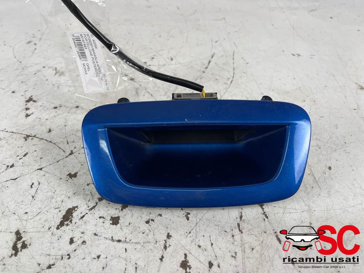 MANIGLIA INTERNA PORTELLONE POSTERIORE OPEL Mokka X 95147493 (16>)