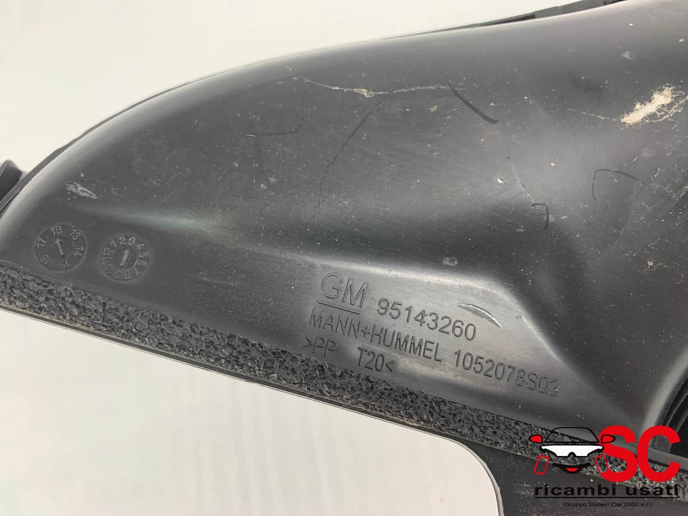 95143260 TUBO ASPIRAZIONE FILTRO ARIA OPEL Mokka X Benzina