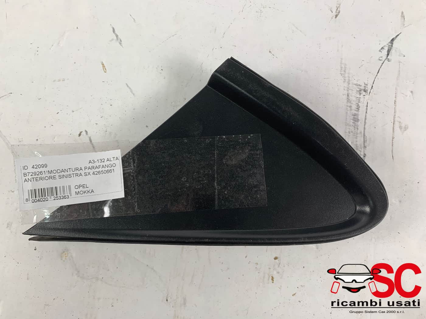 MODANATURA PARAFANGO ANT SX OPEL Mokka X 42650661 (16>)