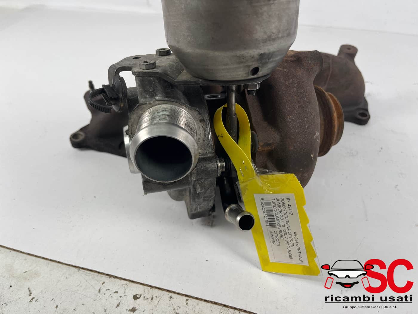 9812386080 9812386080 TURBINA CITROEN Jumper Serie diesel