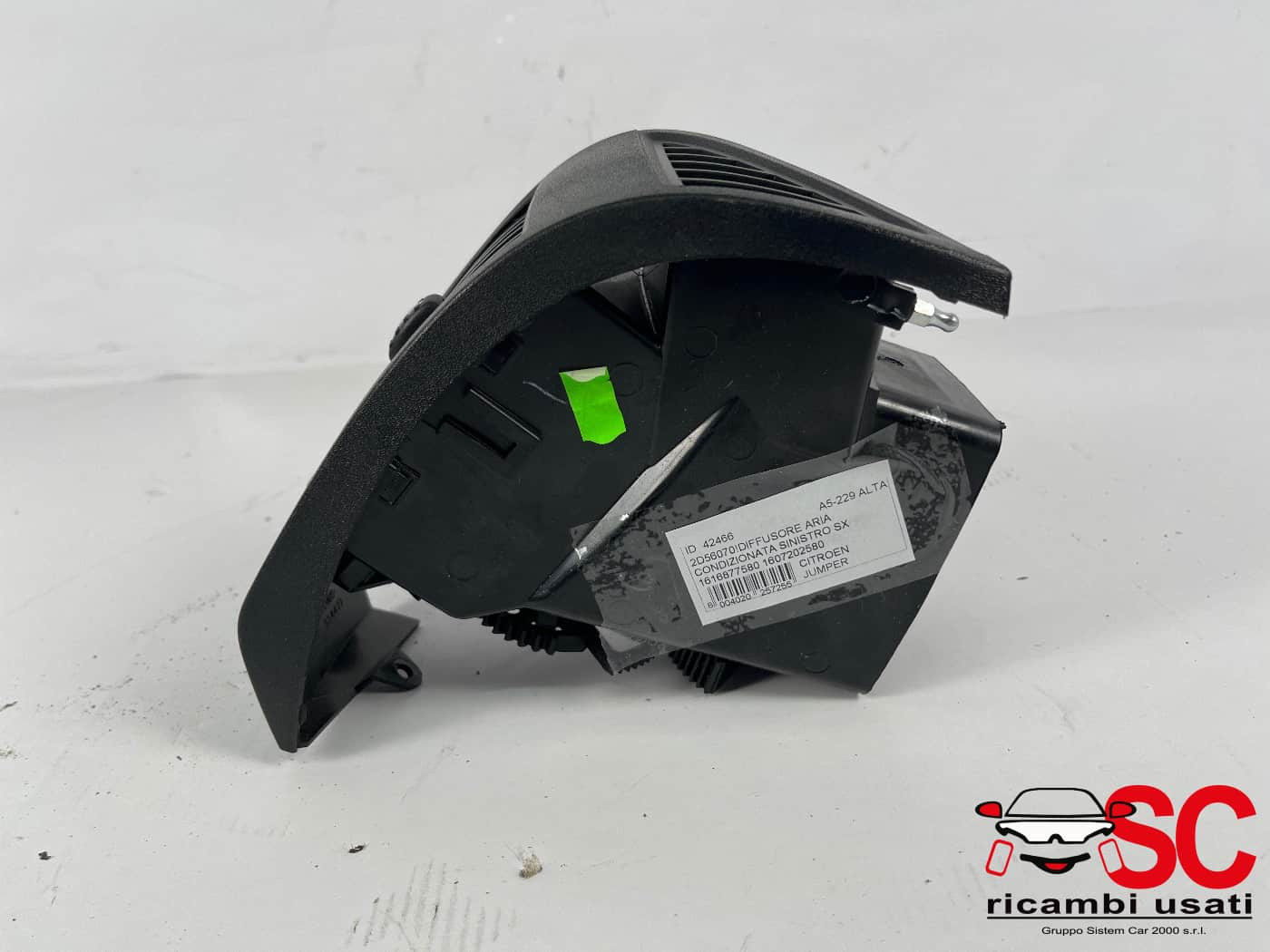 BOCCHETTA ARIA CRUSCOTTO SX CITROEN Jumper Serie 1607202580 (14>)