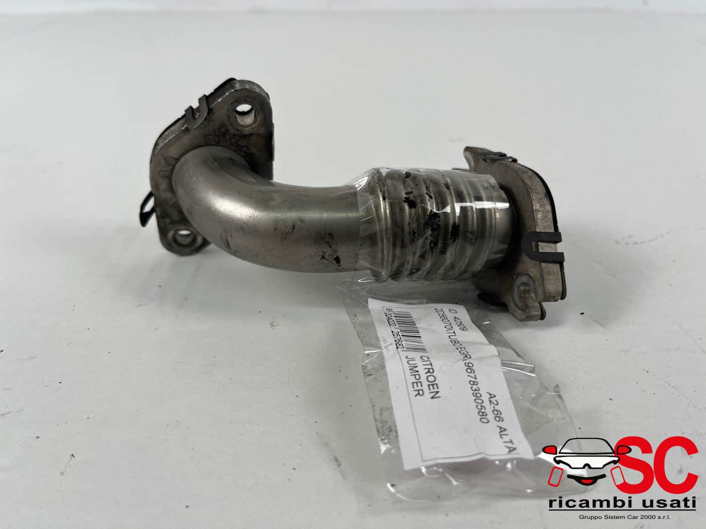 9678390580 9678390580 TUBO VALVOLA EGR CITROEN Jumper Serie diesel