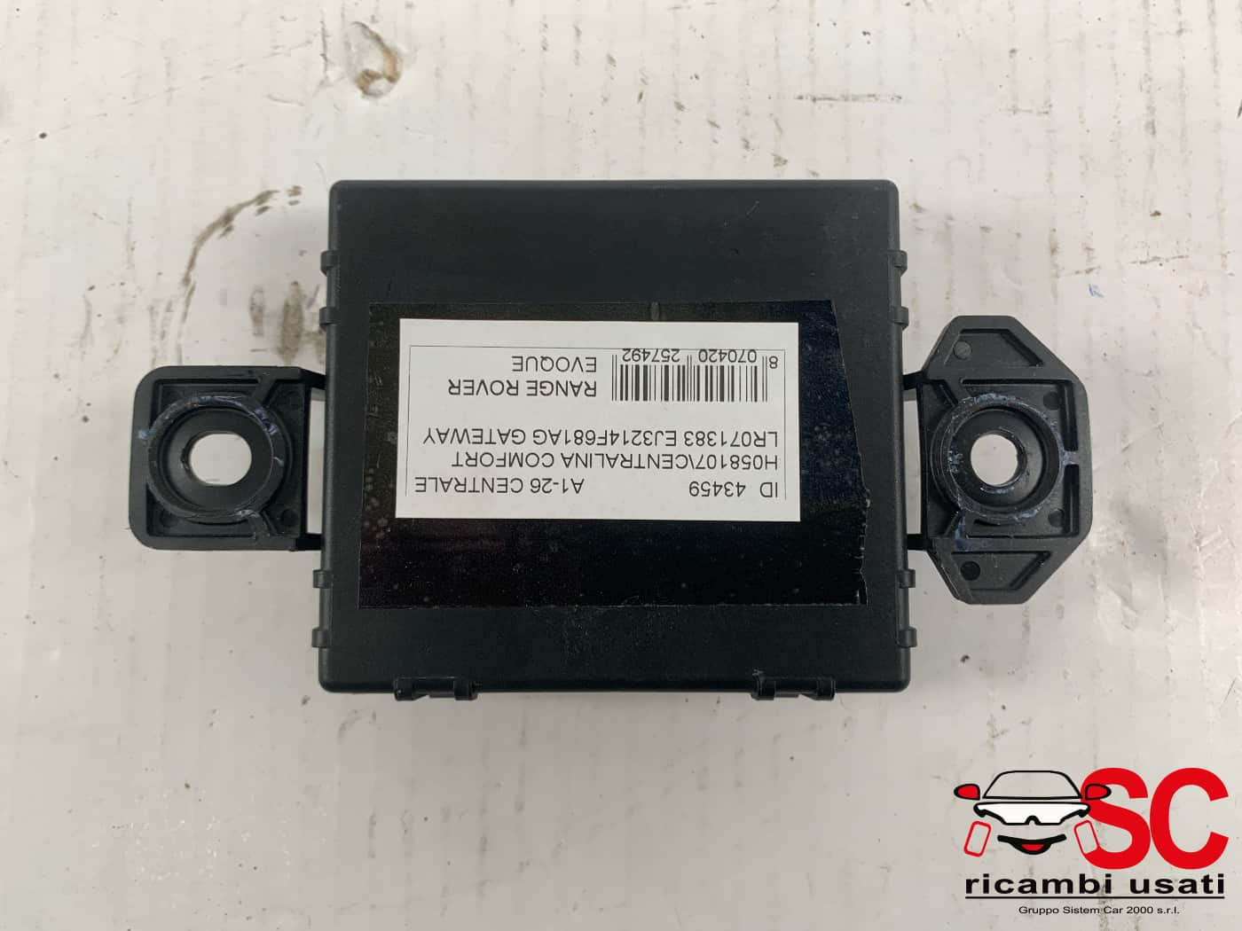 LR071383 LR071383 CENTRALINA COMFORT LAND ROVER Range Rover Evoque 1° Serie diesel