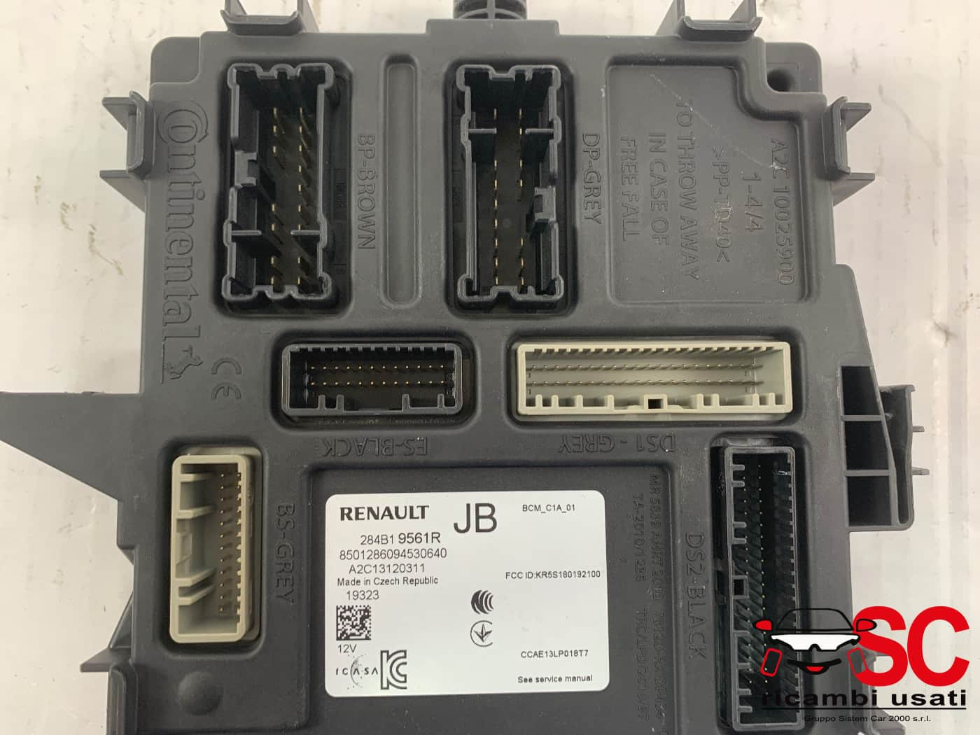 BODY COMPUTER RENAULT CLIO Serie V 284B26838R (19>)