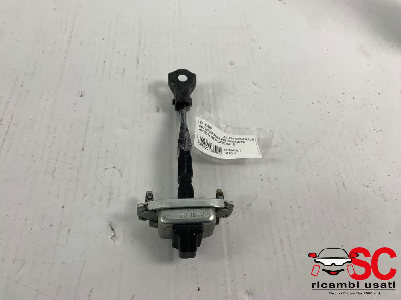 TIRANTE FERMO PORTA ANT. DX RENAULT CLIO Serie V (19>)