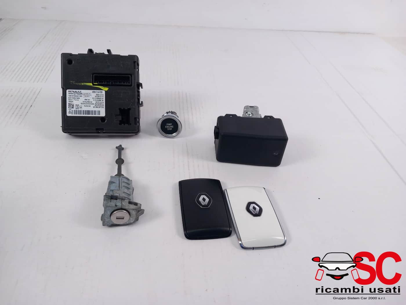 487008065R BLOCCHETTO ACCENSIONE CON CHIAVE PIU RENAULT CLIO Serie V Benzina
