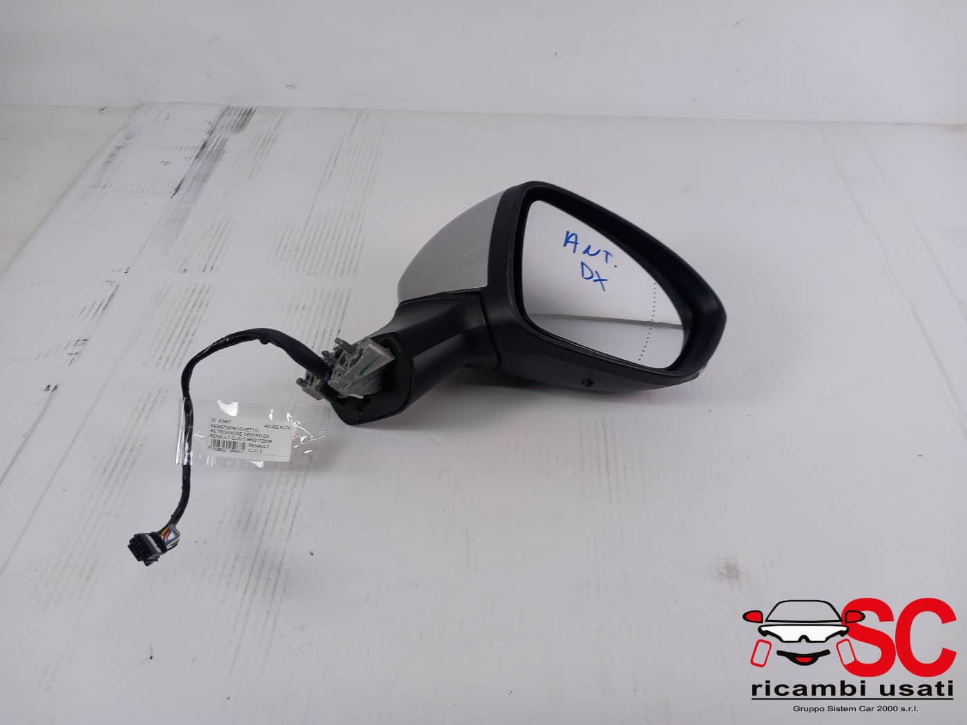 SPECCHIETTO RETROVISORE DESTRO RENAULT CLIO Serie V 963017280R (19>)