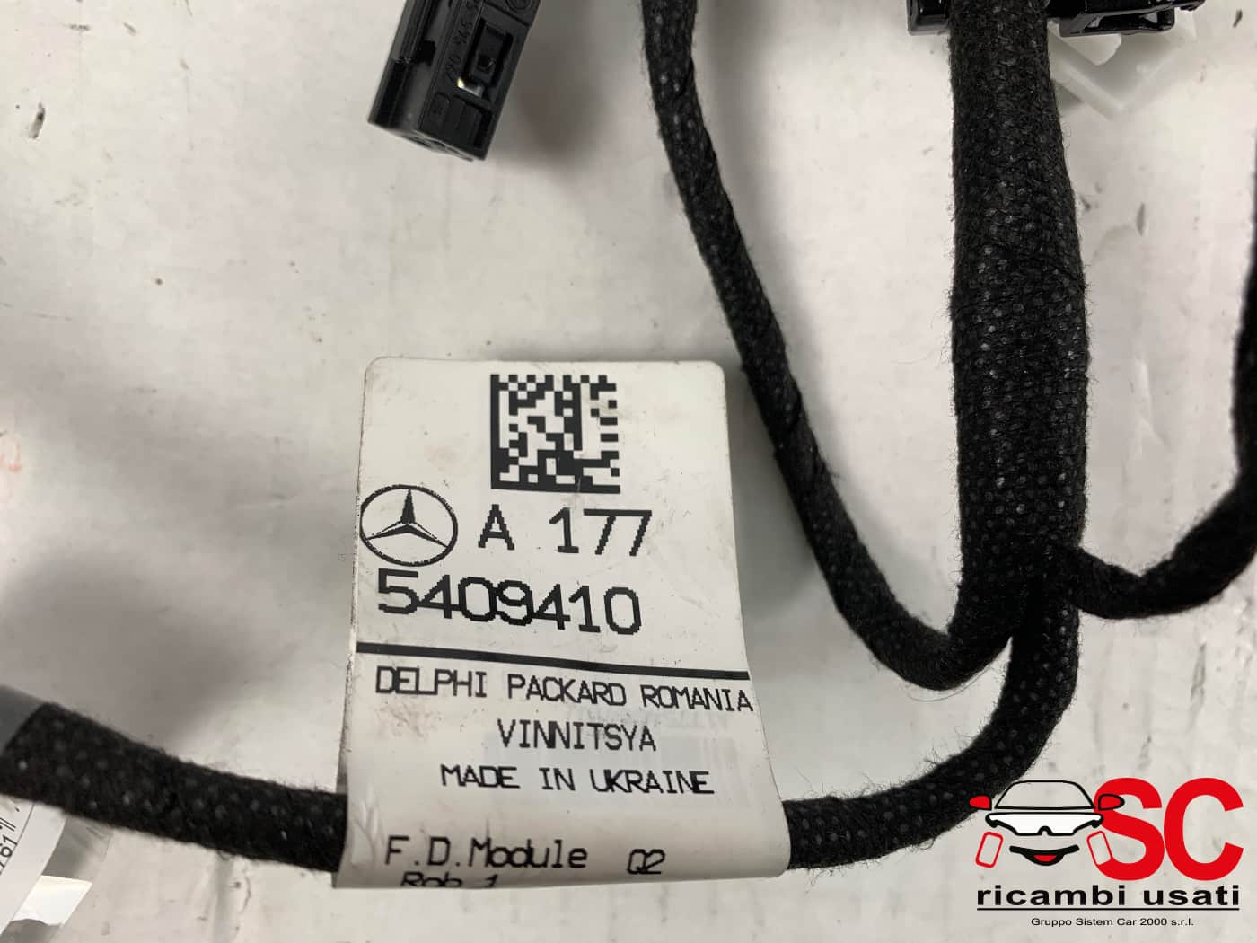 IMPIANTO ELETTRICO (CABLAGGIO) PORTA ANTERIORE SX MERCEDES Classe A Serie (W177) A1775409410 (18>)