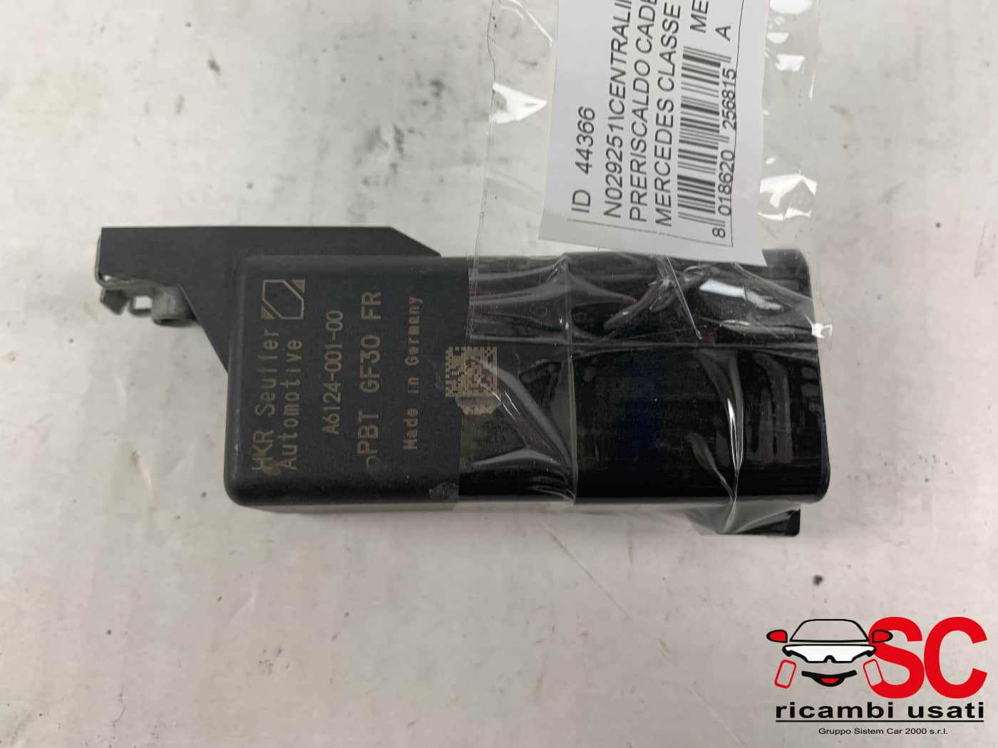 A6089000700 A6089000700 CENTRALINA PRERISCALDAMENTO CANDELETTE MERCEDES Classe A Serie (W177) Diesel