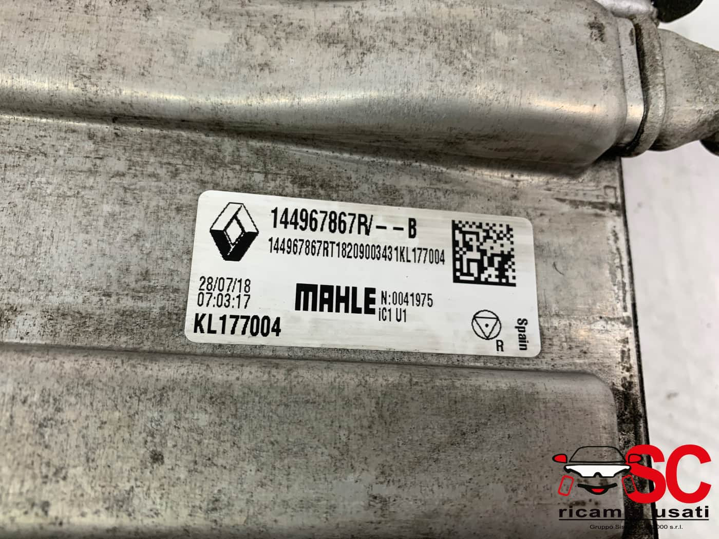 144967867R 144967867R INTERCOOLER MERCEDES Classe A Serie (W177) diesel