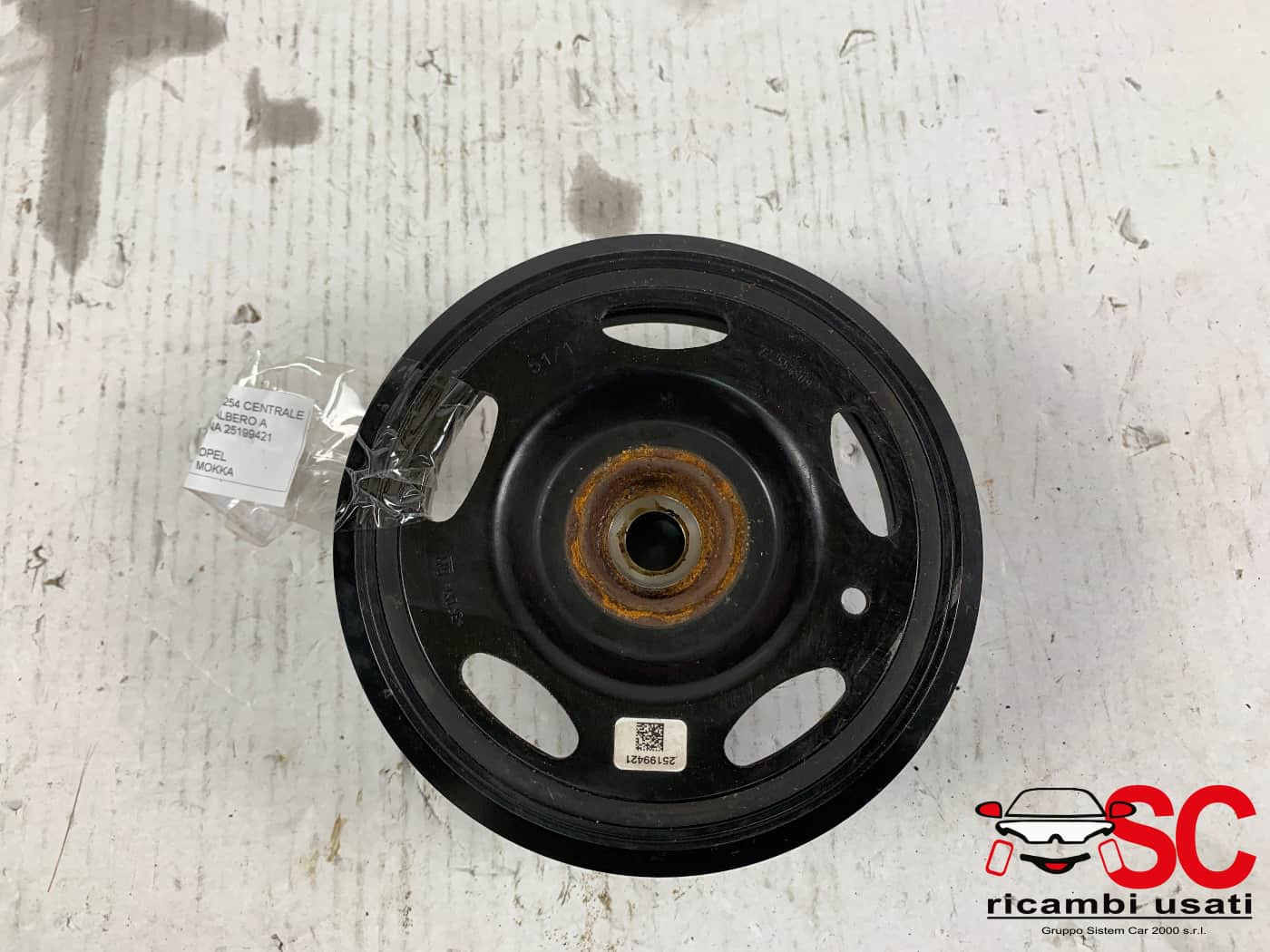 722554909 25199421 PULEGGIA ALBERO MOTORE OPEL Mokka X Benzina