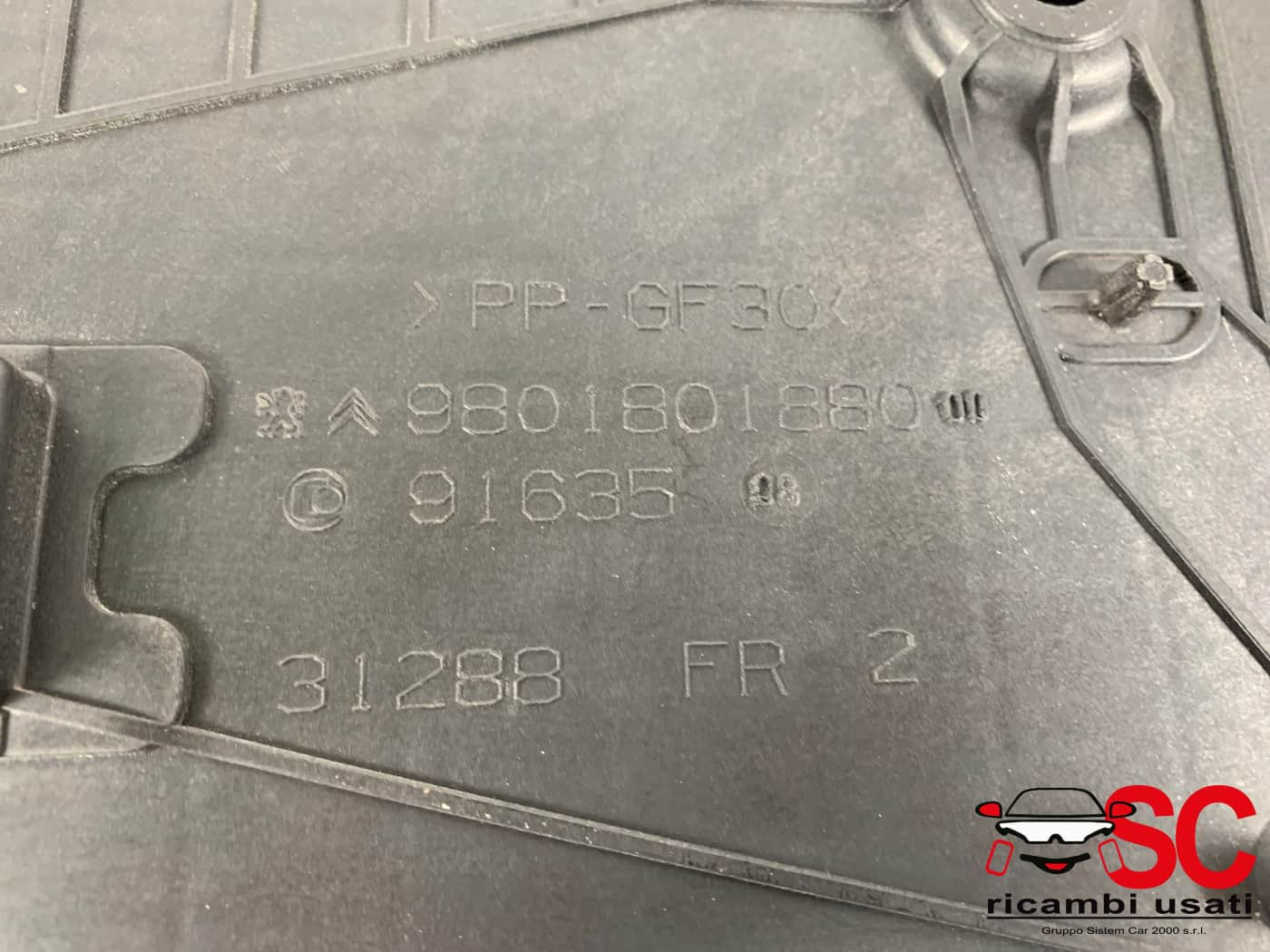 9801801880 9801801880 ALLOGGIO BATTERIA CITROEN C3 AirCross diesel
