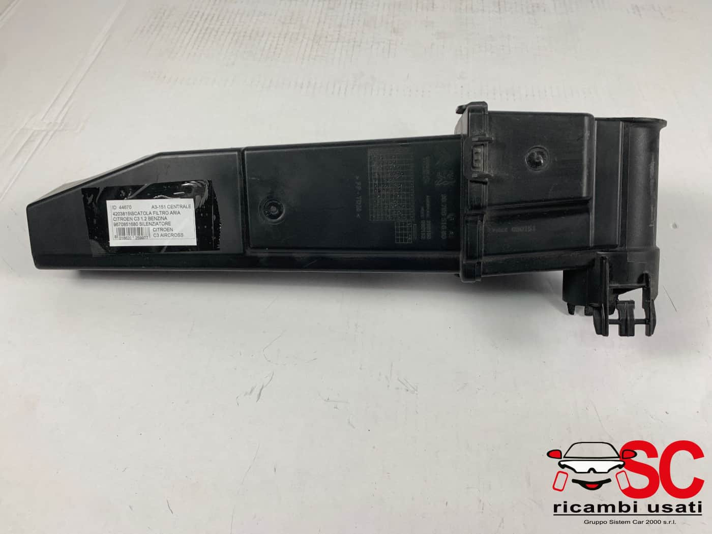 9670851680 9670851680 TUBO ASPIRAZIONE FILTRO ARIA CITROEN C3 AirCross Benzina 1.2