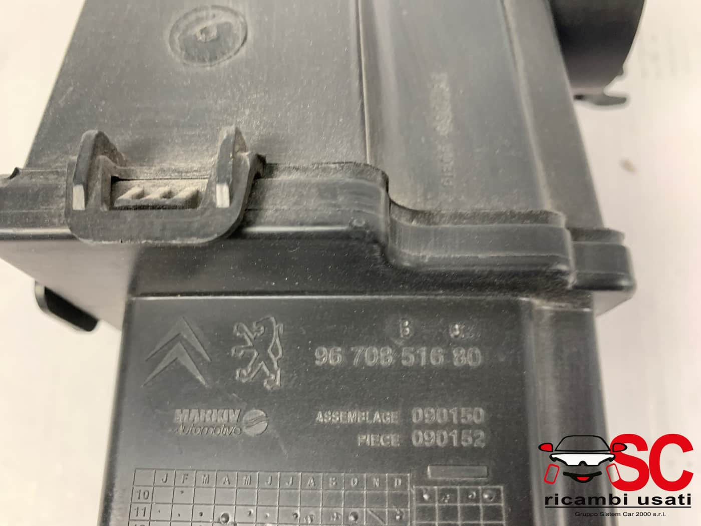9670851680 9670851680 TUBO ASPIRAZIONE FILTRO ARIA CITROEN C3 AirCross Benzina 1.2