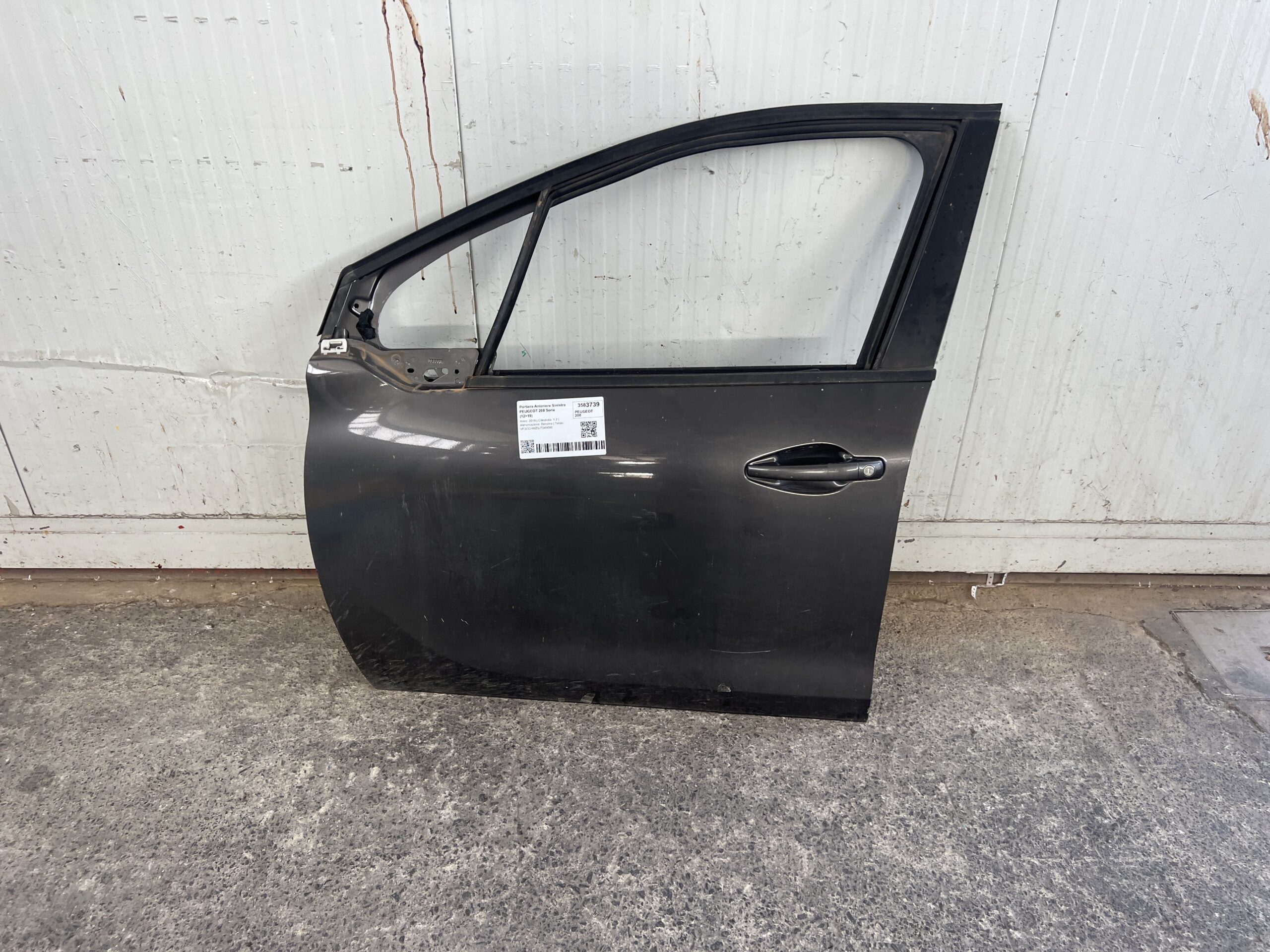 PORTIERA ANTERIORE SINISTRA PEUGEOT 208 Serie 9807820780 HM01 (12>19)