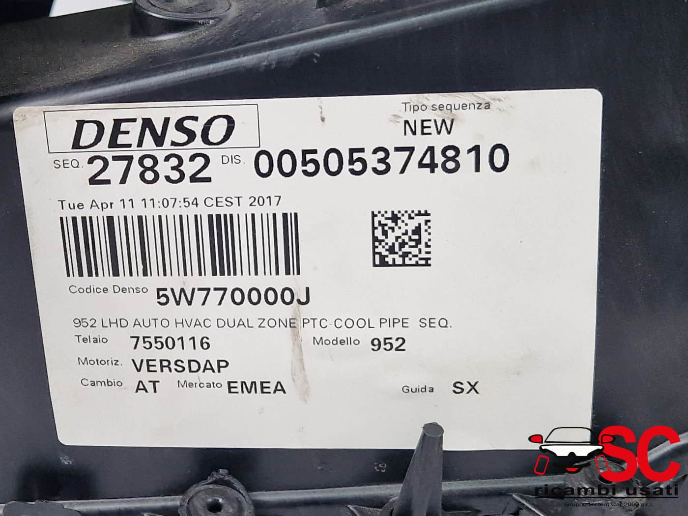 STUFA ALFA ROMEO Giulia Serie (952_) 50559247 (16>)